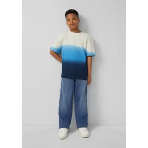 Loose Fit Dip Dye Effect Mesh Interlock T-Shirt for Children s.Oliver image-6
