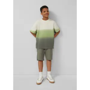 Loose Fit Dip Dye Effect Mesh Interlock T-Shirt for Children s.Oliver image-6
