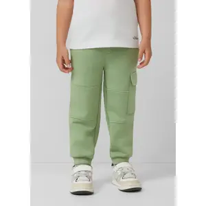 Παντελόνι jogging με κομμένες ραφές και τσέπη Cargo για παιδί s.Oliver image-5