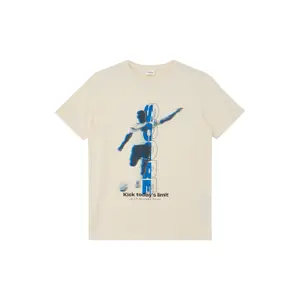 T-shirt από βαμβάκι με εκτύπωση μπροστά κανονική γραμμή παιδί s.Oliver image-0