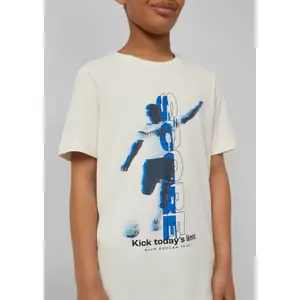 T-shirt από βαμβάκι με εκτύπωση μπροστά κανονική γραμμή παιδί s.Oliver image-5