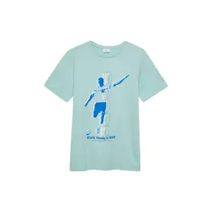 T-shirt από βαμβάκι με εκτύπωση μπροστά κανονική γραμμή παιδί s.Oliver image-2