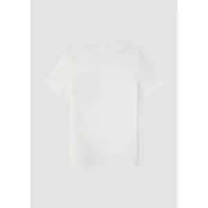T-shirt med tryck framtill och rund hals, rak passform barn s.Oliver image-3