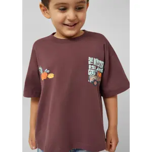 Oversize T-shirt med Foam-tryck och vida ärmar barn s.Oliver image-5