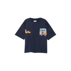 Oversize T-shirt med Foam-tryck och vida ärmar barn s.Oliver image-2