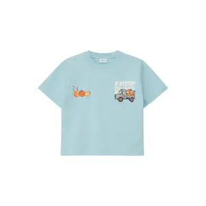 Oversize T-shirt med Foam-tryck och vida ärmar barn s.Oliver image-2