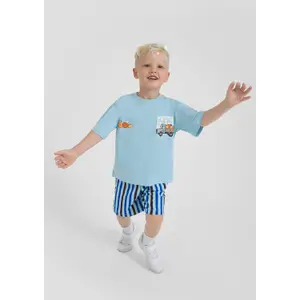 Oversize T-shirt med Foam-tryck och vida ärmar barn s.Oliver image-5