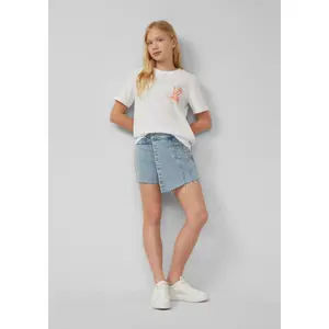 T-shirt από ζέρσεϊ με εκτύπωση μπροστά κανονική γραμμή παιδί s.Oliver image-6
