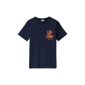 T-shirt από ζέρσεϊ με εκτύπωση μπροστά κανονική γραμμή παιδί s.Oliver image-2