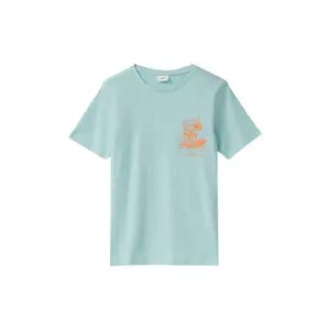 T-shirt από ζέρσεϊ με εκτύπωση μπροστά κανονική γραμμή παιδί s.Oliver image-2