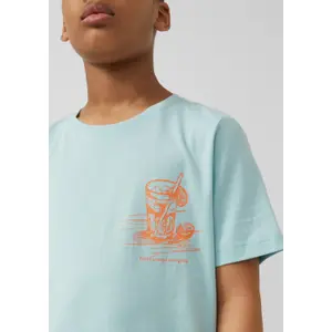 T-shirt από ζέρσεϊ με εκτύπωση μπροστά κανονική γραμμή παιδί s.Oliver image-5