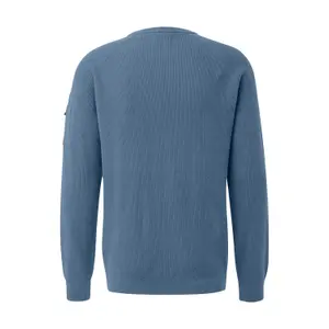 Pull raglan strukturerad i bomull med ficka på ärmen s.Oliver image-1