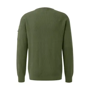 Pull raglan strukturerad i bomull med ficka på ärmen s.Oliver image-1
