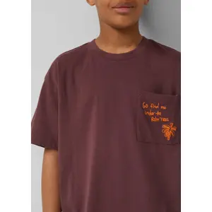 Oversize T-Shirt mit Färbung und Stickerei und Brusttasche für Kinder s.Oliver image-5