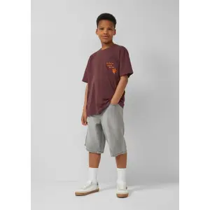 Oversize T-Shirt mit Färbung und Stickerei und Brusttasche für Kinder s.Oliver image-6