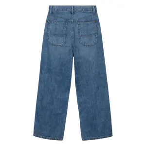 Jeans Baggy φαρδιά χαλαρή κοπή μέση μεσαία εφέ φθοράς παιδί s.Oliver image-1