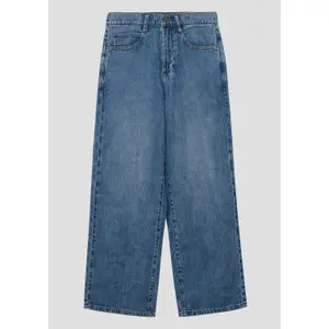 Jeans Baggy φαρδιά χαλαρή κοπή μέση μεσαία εφέ φθοράς παιδί s.Oliver image-2