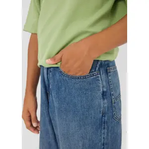 Jeans Baggy φαρδιά χαλαρή κοπή μέση μεσαία εφέ φθοράς παιδί s.Oliver image-3