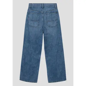 Jeans Baggy φαρδιά χαλαρή κοπή μέση μεσαία εφέ φθοράς παιδί s.Oliver image-4