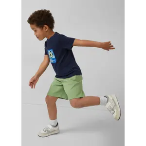 Child Pull-On Wide-Leg Fleece Bermuda Shorts Dyed Piece s.Oliver image-6