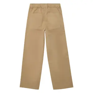 Pantalon à enfiler coupe décontractée taille mi-haute twill léger teint en pièce enfant s.Oliver image-1
