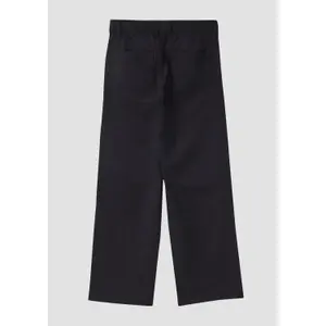 Pantalon à enfiler coupe décontractée taille mi-haute twill léger teint en pièce enfant s.Oliver image-3