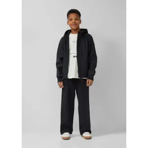 Pantalon à enfiler coupe décontractée taille mi-haute twill léger teint en pièce enfant s.Oliver image-6