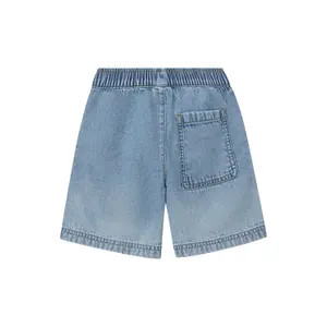 Jeansshorts med hög midja slittagen look barn stor lös passform mycket breda ben s.Oliver image-1