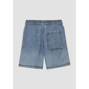 Jeansshorts med hög midja slittagen look barn stor lös passform mycket breda ben s.Oliver image-3