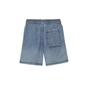 Jeansshorts med hög midja slittagen look barn stor lös passform mycket breda ben s.Oliver image-4