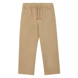 Lightweight Twill Wide Leg Mid Rise Casual Pull-On Baggy Trousers Child s.Oliver image-0