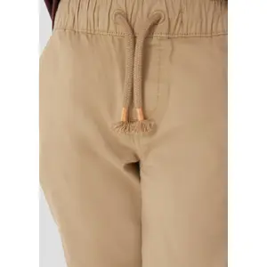 Lightweight Twill Wide Leg Mid Rise Casual Pull-On Baggy Trousers Child s.Oliver image-3