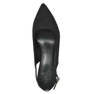Slingbacks de couro com fivela feminina s.Oliver image-1