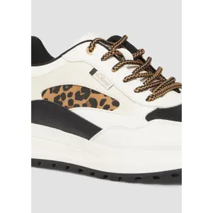 Leather Look Sneakers with Artwork for Women s.Oliver image-3