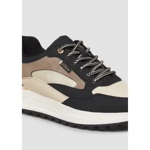 Leather Look Sneakers with Artwork for Women s.Oliver image-3