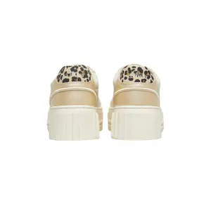 Zapatillas de plataforma con detalle de leopardo mujer s.Oliver image-5