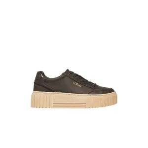 Zapatillas de plataforma con detalle de leopardo mujer s.Oliver image-2