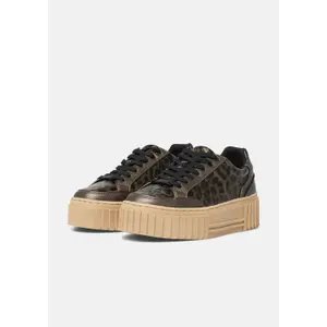 Zapatillas de plataforma con detalle de leopardo mujer s.Oliver image-3