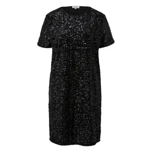 Glamour Velvet Kleid mit Glitzer Damen s.Oliver image-0