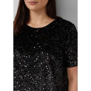Glamour Velvet Kleid mit Glitzer Damen s.Oliver image-3