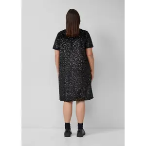 Glamour Velvet Kleid mit Glitzer Damen s.Oliver image-4