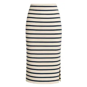 Girls' Elastic Waist Midi Skirt with Side Split s.Oliver image-0