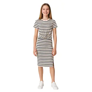Girls' Elastic Waist Midi Skirt with Side Split s.Oliver image-4