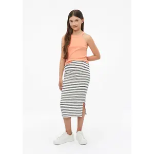 Girls' Elastic Waist Midi Skirt with Side Split s.Oliver image-6