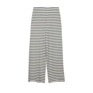 Pantalon coupe ample en maille côtelée élastique fille s.Oliver image-1