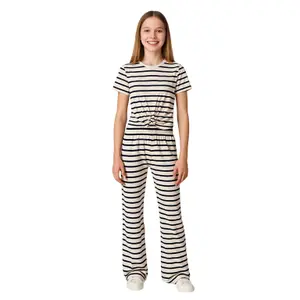 Pantalon coupe ample en maille côtelée élastique fille s.Oliver image-4