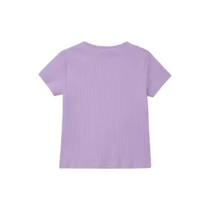 T-shirt coupe Regular à manches courtes en maille côtelée fille s.Oliver image-1