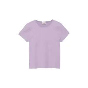 T-shirt coupe Regular à manches courtes en maille côtelée fille s.Oliver image-2