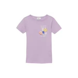 T-shirt z cekinami i haftem dziewczynka s.Oliver image-2