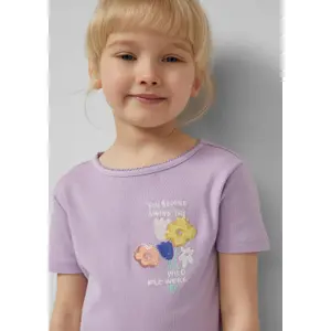 T-shirt z cekinami i haftem dziewczynka s.Oliver image-5